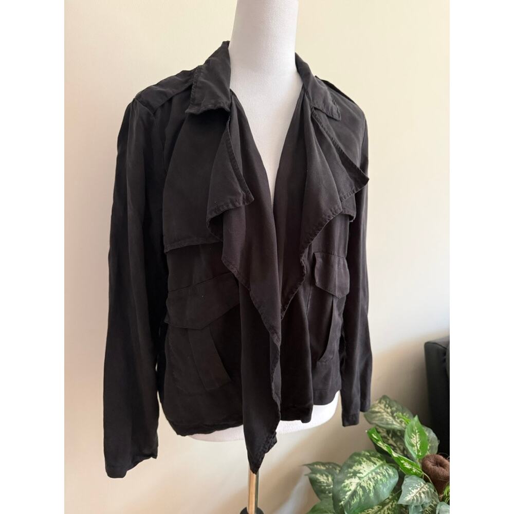 Splendid draped front utility jacket - Picture 4 of 8